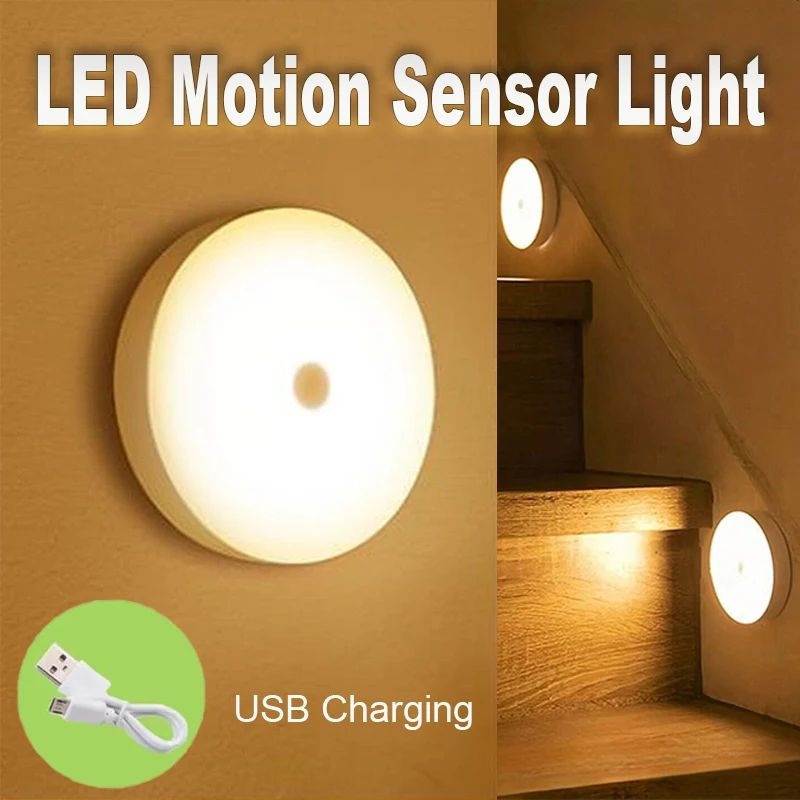 Motion Sensor Rechargeable LED Night Lights