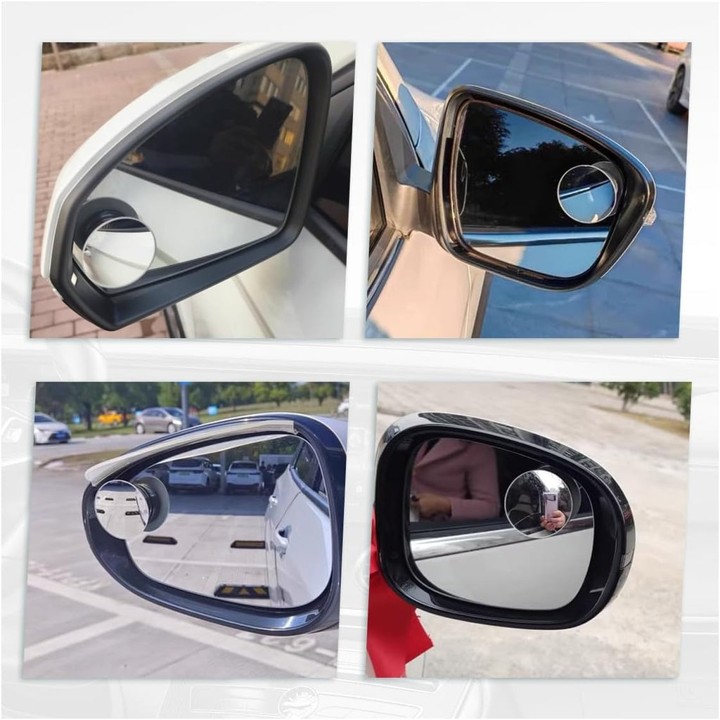 |Universal 360° Adjustable Car Blind Spot HD Glass Mirror|